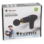 Deep Tissue Massage Gun With 8 Attachments, Handheld Massager Sport Massage Gun Heads Powerful Percussion Muscle Massage Gun for Athletes Back Pain Relief