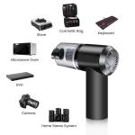 3 in 1 Car Mini Vacuum Cleaner with Blower Wireless Portable Rechargeable Handheld High Power Suction Vacuum Cleaning Machine for Home Car Computer Keyboard Cordless Air Blowing Dusting.