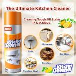 Multipurpose Bubble Foam Cleaner Kitchen Cleaner Rinse-free Spray Heavy Oil, Stubborn Grease Stain & Grime Remover Chimney Cleaner